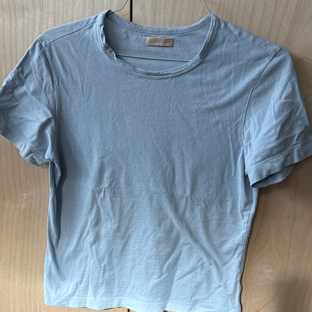 Jesse Kamm Light Blue Sailor Tee GUC Small
